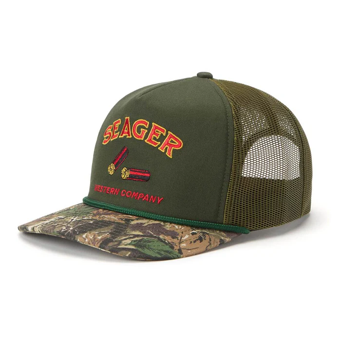 Gone Huntin' Hat- Green/Camo